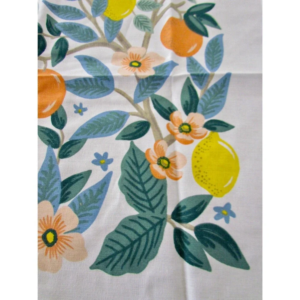 New Rifle Paper Co Citrus Grove Tea Towel + 2 BONUS Rifle Paper Co Notepads